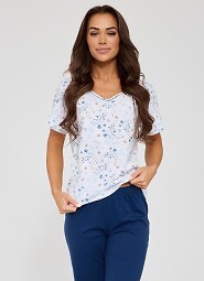 Piżama Cornette 876/346 Gianna kr/r S-2XL