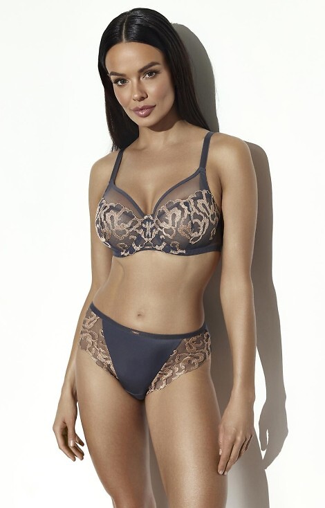 Ava 2277/B Brazilian Briefs Graphite S-3XL