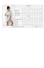 Piżama Sensis Simona kr/r XS-2XL rozpinana