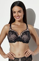 Semi Soft Bra Ava 2297 Black Maxi