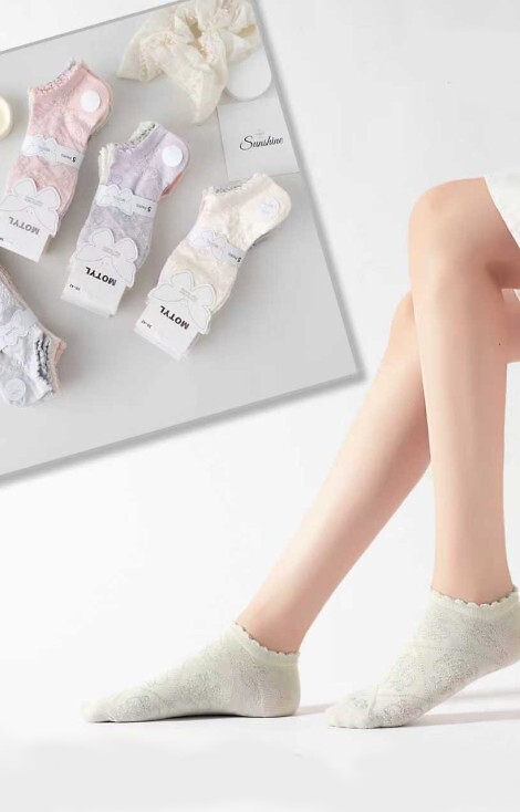 Stopki WiK Motyl 3504 wz.16 Ażur 35-42