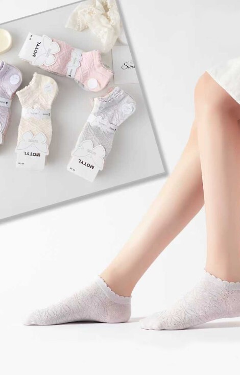 Stopki WiK Motyl 3504 wz.15 Ażur 35-42