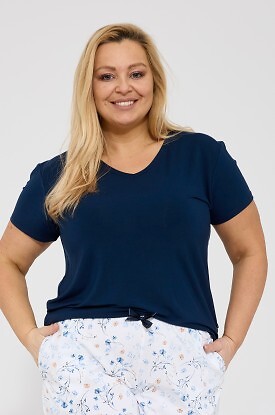 Piżama Cornette 878/349 Katherine kr/r 3XL-5XL - zdjęcie 2