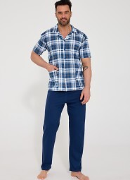 Piżama Cornette 318/60 kr/r M-2XL rozpinana męska