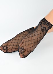 Skarpetki Noviti SN034 Koronkowe 36-41