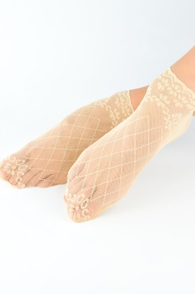 Skarpetki Noviti SN034 Koronkowe 36-41