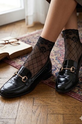 Skarpetki Noviti SN034 Koronkowe 36-41