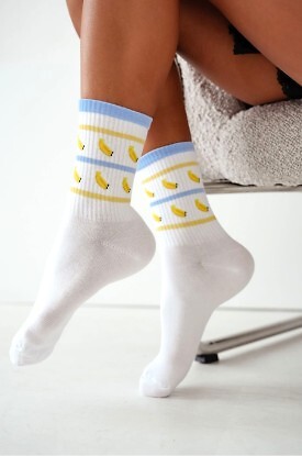 Skarpety Milena 0200-234 Banany 37-41