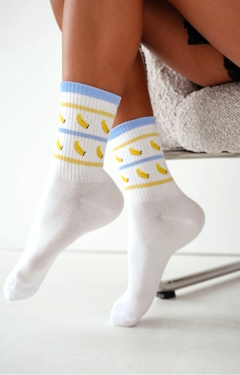 Skarpety Milena 0200-234 Banany 37-41