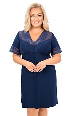 Koszula Donna Linda Plus kr/r 3XL-6XL