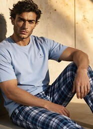 Piżama Cornette 134/216 Bell Rock kr/r S-2XL