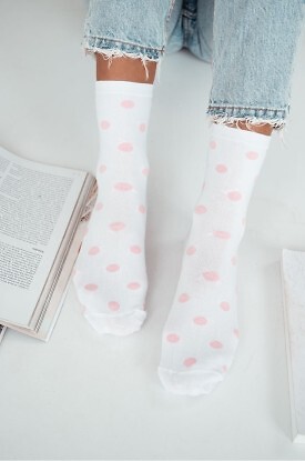 Skarpety Milena 0200-235 Grochy 37-41