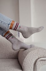 Skarpety Milena 0200-237 Wiśnie I Paski 37-41