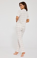 Piżama Cornette 879/342 Holly kr/r S-2XL rozpinana