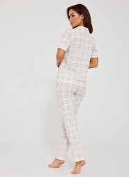 Piżama Cornette 879/342 Holly kr/r S-2XL rozpinana