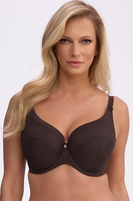 Biustonosz semi soft Gaia BS 1058 Sonia Maxi Brązowy - zdjęcie 2