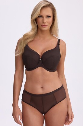 Biustonosz semi soft Gaia BS 1058 Sonia Brązowy