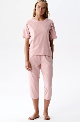 Piżama Atlantic NLP-511 kr/r S-2XL