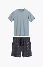 Piżama Atlantic NMP-402 kr/r S-2XL