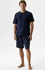 Piżama Atlantic NMP-402 kr/r S-2XL