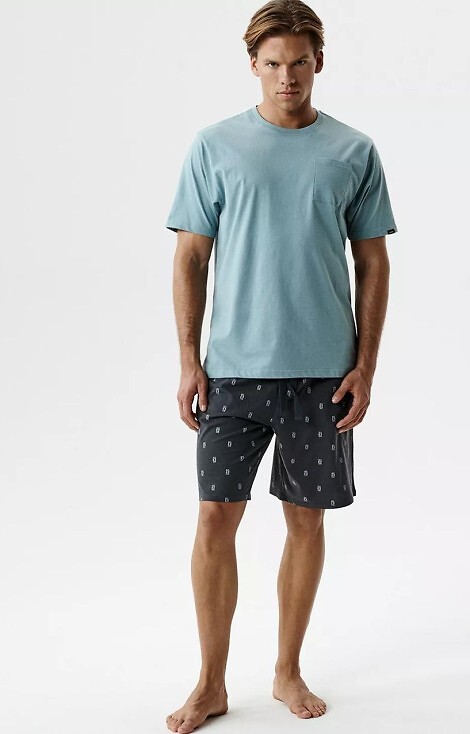 Piżama Atlantic NMP-402 kr/r S-2XL