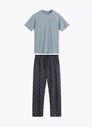 Piżama Atlantic NMP-403 kr/r S-2XL