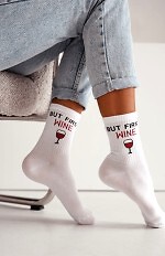Skarpety Milena 0200-240 But First Wine 37-41
