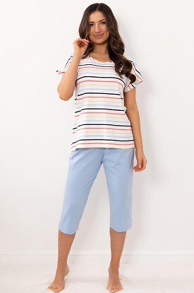 Piżama Regina 4001 kr/r S-XL L26 - zdjęcie 2