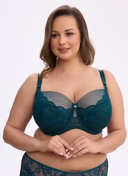 Biustonosz Semi Soft Gaia BSM 1342 Evelyn Maxi Zielony