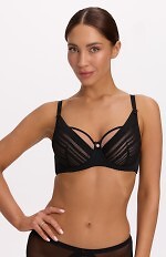 Biustonosz Semi Soft Gaia BS 1395 Alicia Czarny
