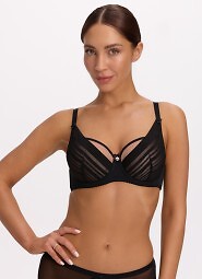 Biustonosz Semi Soft Gaia BS 1395 Alicia Czarny