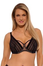 Biustonosz Balconette Gaia BS 1397 Alicia Czarny