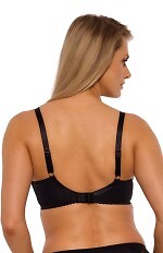 Biustonosz Balconette Gaia BS 1397 Alicia Czarny