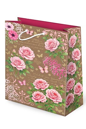 Torba Paw T-2 Kraft Set 159 Kwiaty A'10