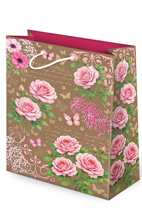 Torba Paw T-2 Kraft Set 159 Kwiaty A'10