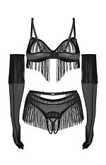 Komplet Obsessive Rossay S-3XL