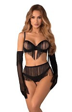 Komplet Obsessive Rossay S-3XL