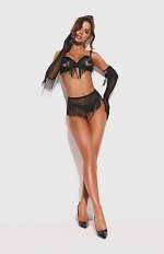 Komplet Obsessive Rossay S-3XL