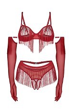 Komplet Obsessive Rossay S-3XL