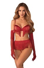 Komplet Obsessive Rossay S-3XL