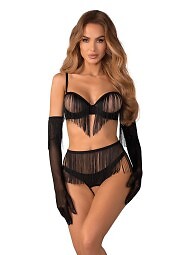 Komplet Obsessive Rossay S-3XL