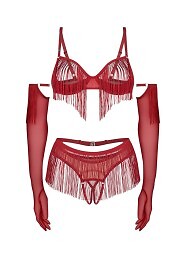 Komplet Obsessive Rossay S-3XL