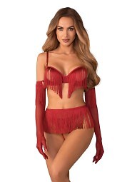 Komplet Obsessive Rossay S-3XL