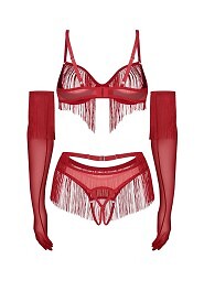 Komplet Obsessive Rossay S-3XL