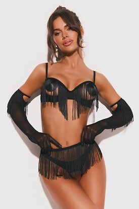 Komplet Obsessive Rossay S-3XL - zdjęcie 2