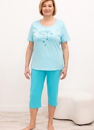 Piżama Regina 4007 kr/r 2XL-3XL L26