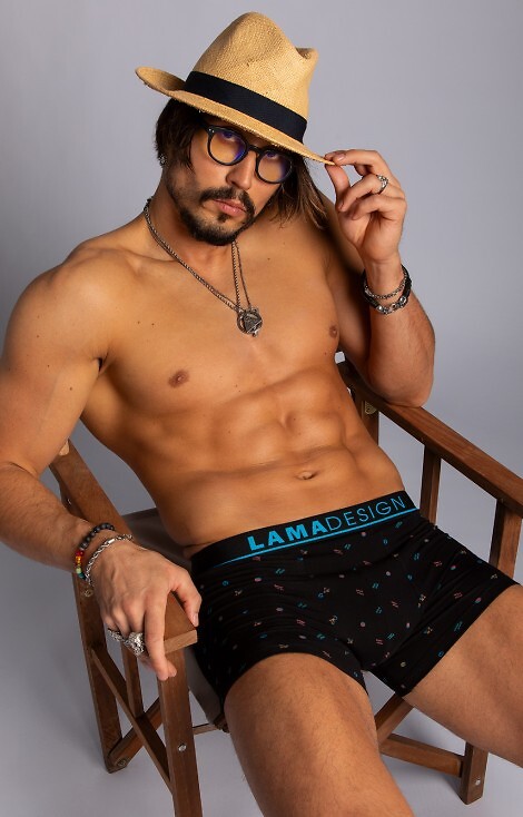 Bokserki Lama M-1068 SZG A'2 M-2XL