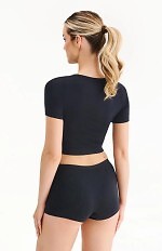 Koszulka Gabriella S116 Seamless Crop T-Shirt S-XL