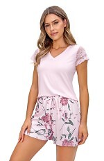Piżama Donna Gabriela Short kr/r S-2XL
