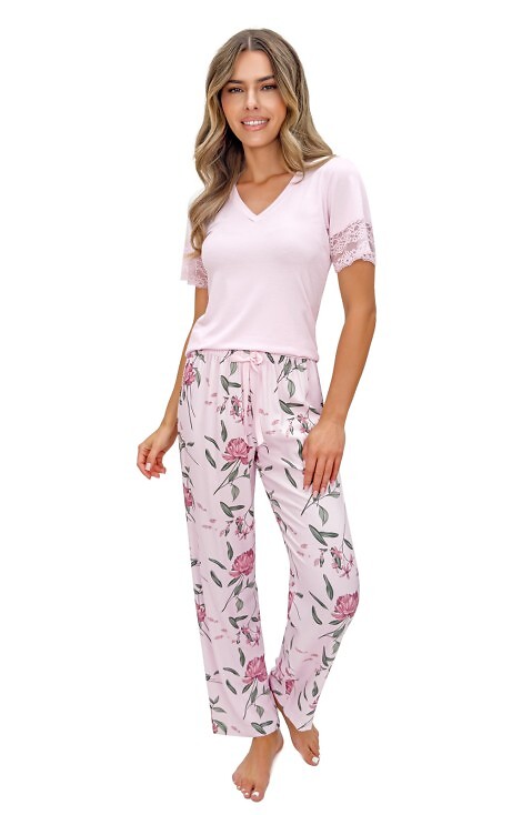 Piżama Donna Gabriela Long kr/r S-2XL